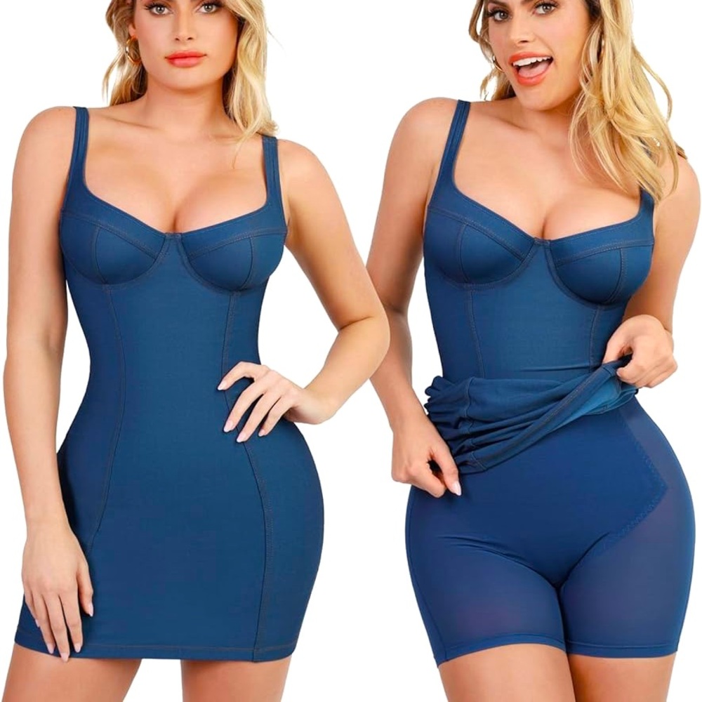 Popilush The Shapewear Denim Dress✨
